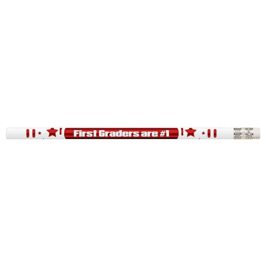 Musgrave 1st Graders Are #1 Motivational Pencils, 12 Packs of 12